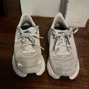 Grey Hokas size 6
